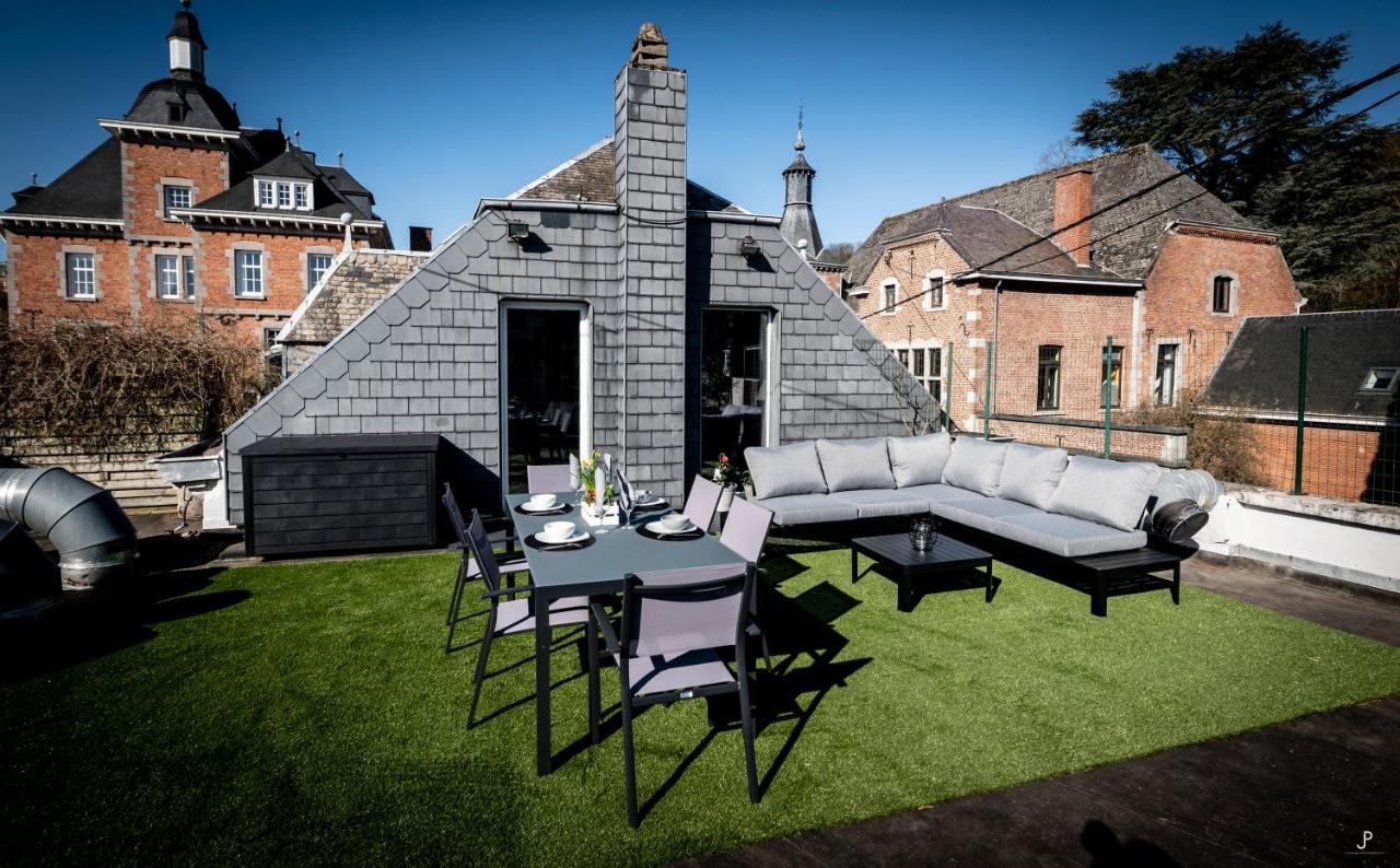 Les 3 Chapeaux Dinant 6P Les Canotiers 4P Avec Terrasse Le Melon 2P Sans Terrasse Exterior photo